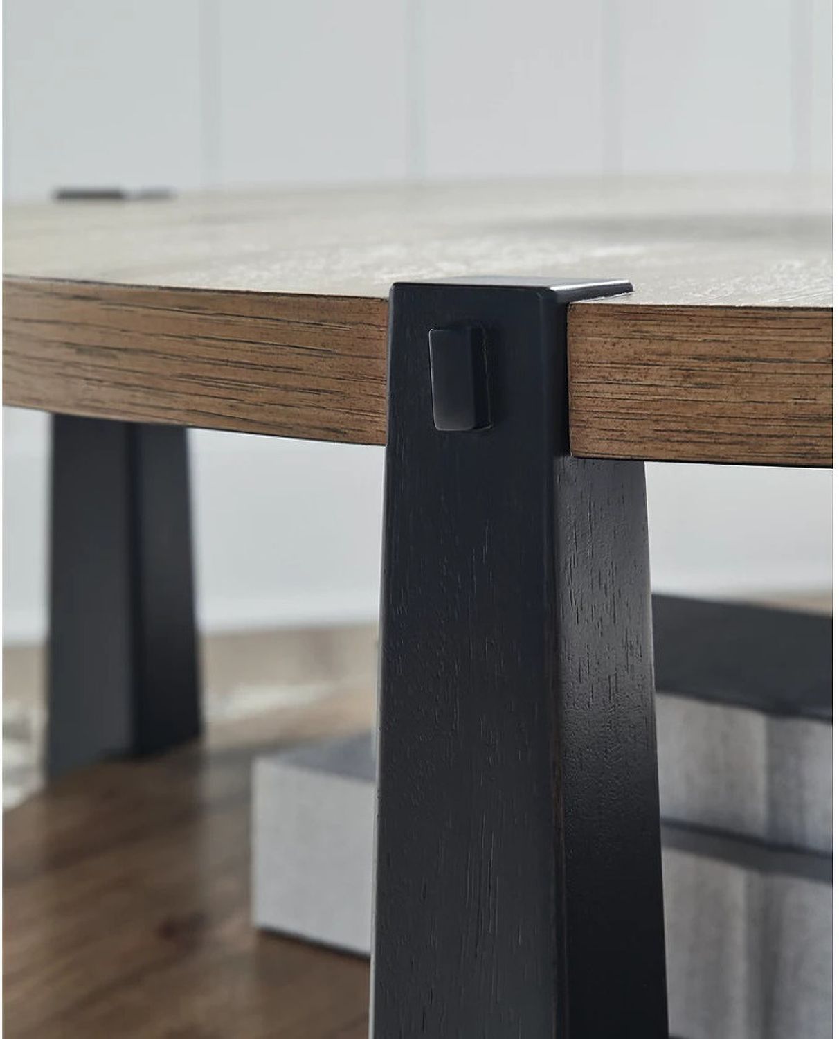 Ridgester Coffee Table In Light Brown and Black T5188