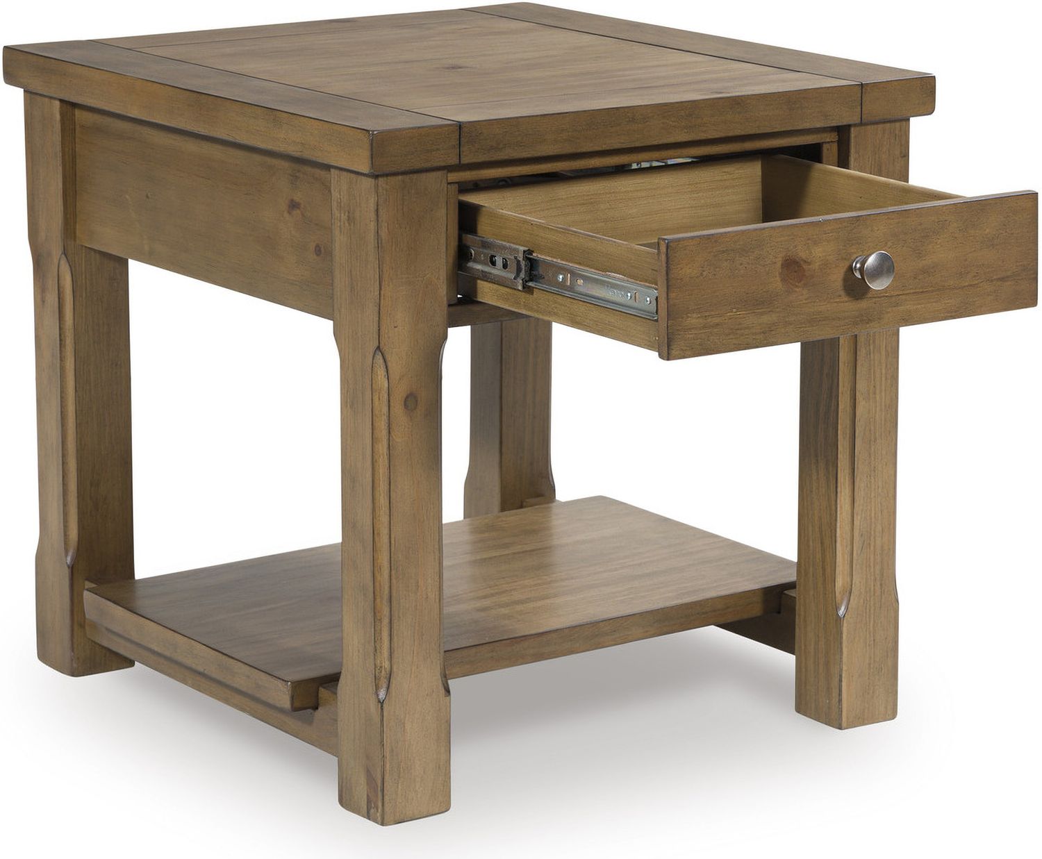 Vandenmore End Table In Medium Brown T5393
