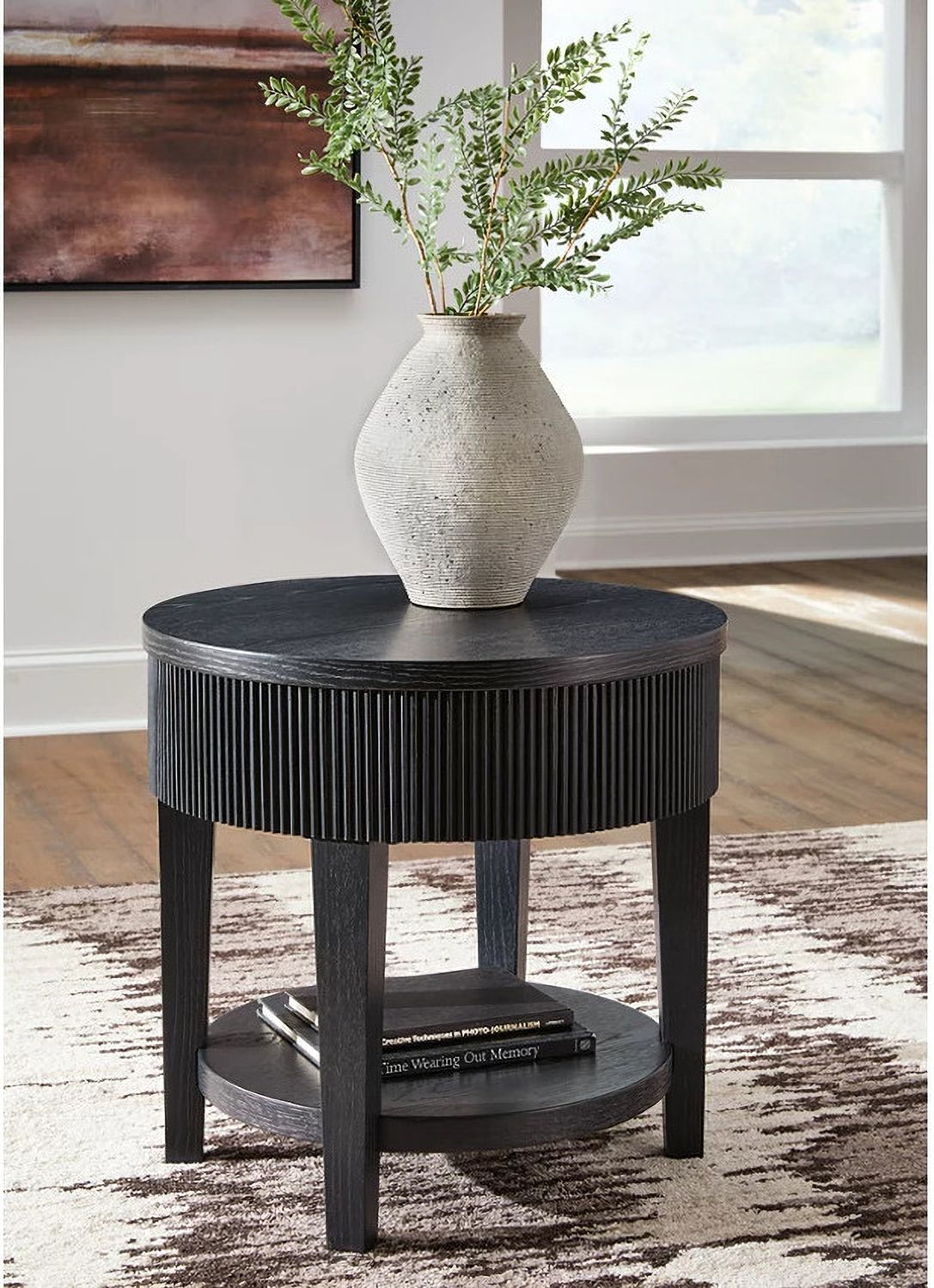 Marstream End Table In Black T5516