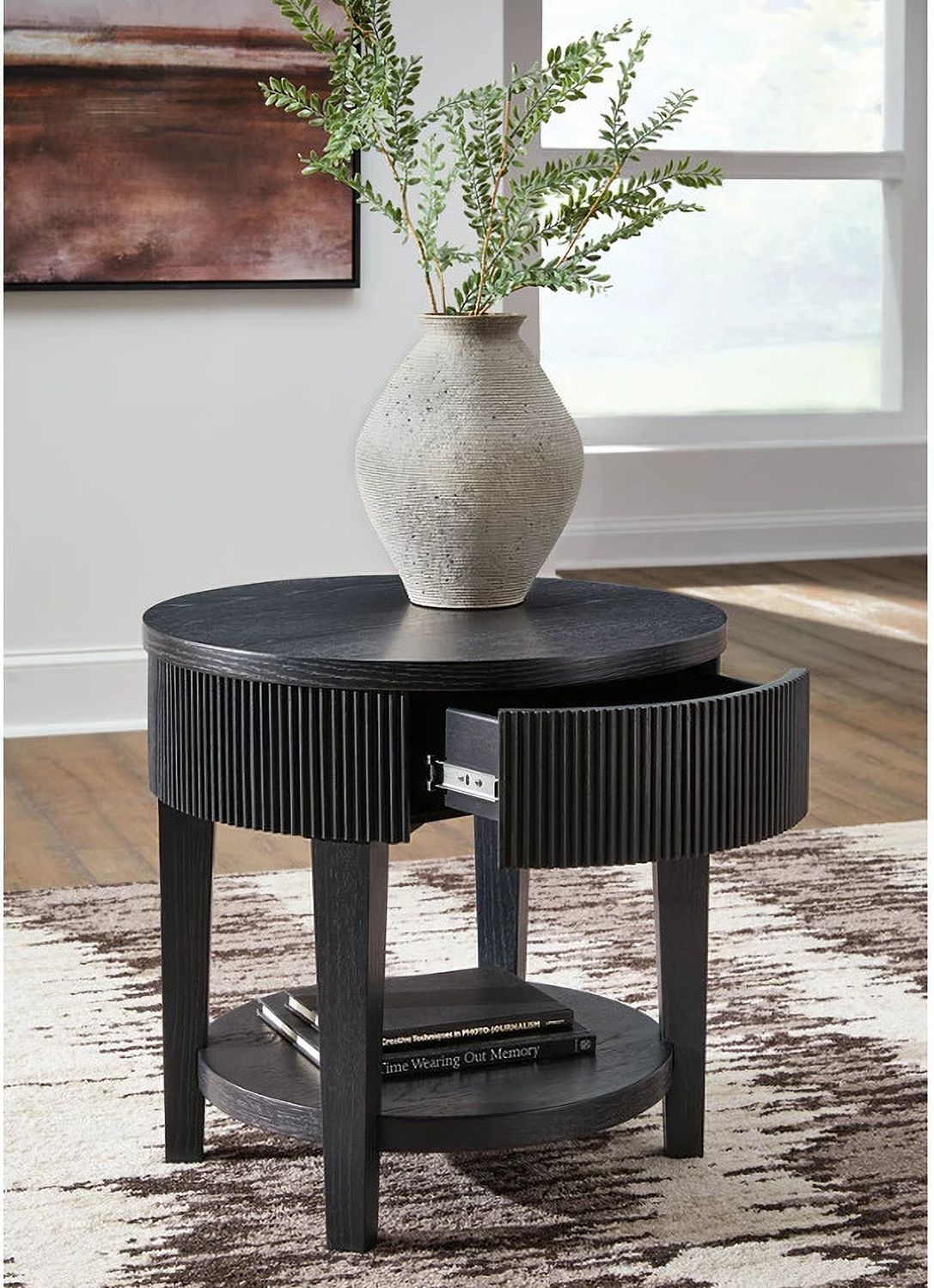 Marstream End Table In Black T5516