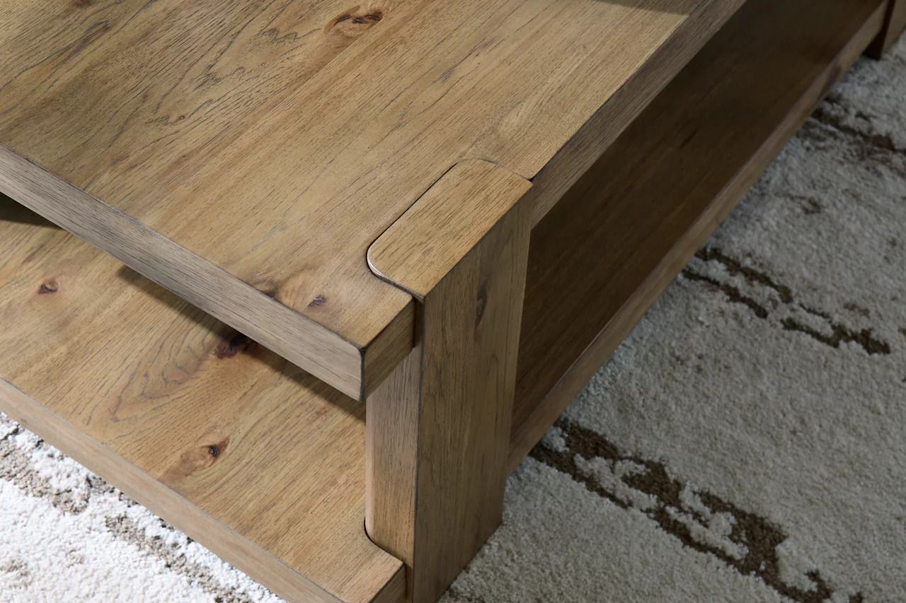Flangren Coffee Table In Light Brown T5531