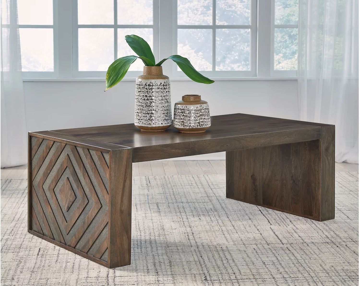 Dreggan Coffee Table In Brown T5671