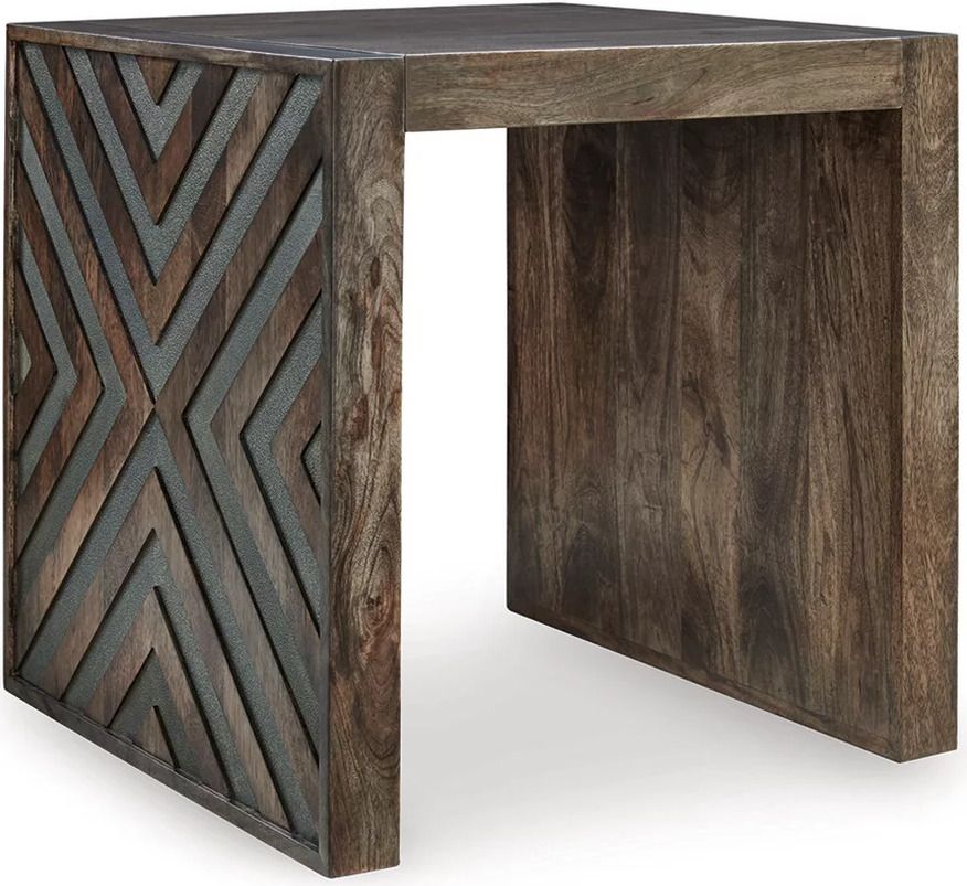 Dreggan End Table In Brown T5672