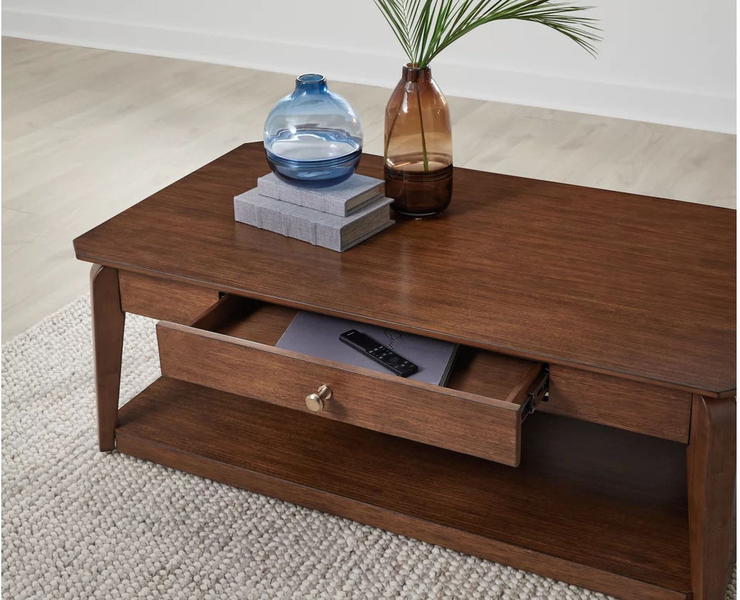 Trenmour Coffee Table In Medium Brown T5961