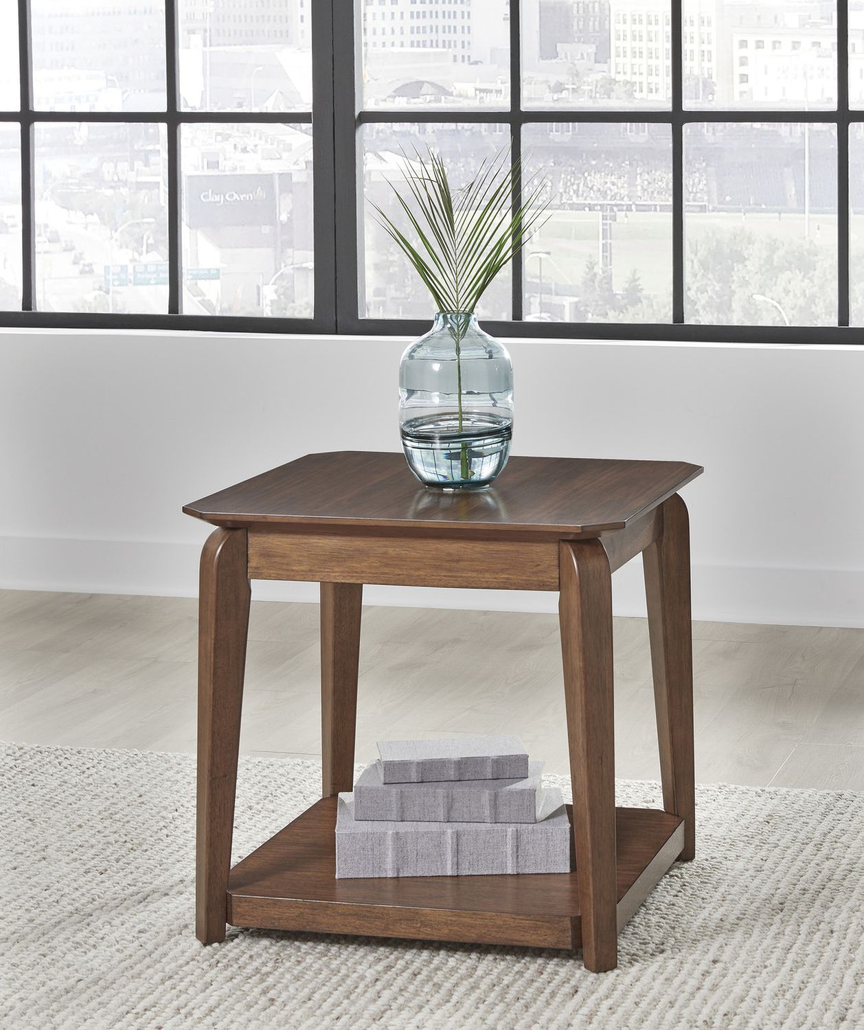 Trenmour End Table In Medium Brown T5962