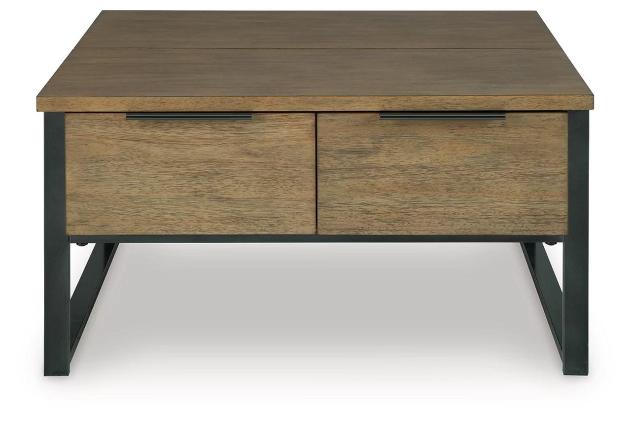 Montia Lift-Top Coffee Table In Light Brown T60200
