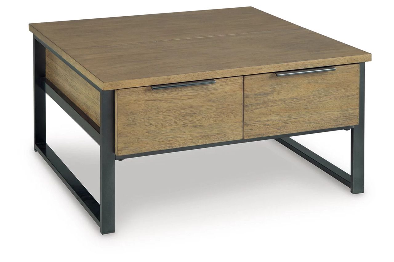 Montia Lift-Top Coffee Table In Light Brown T60200