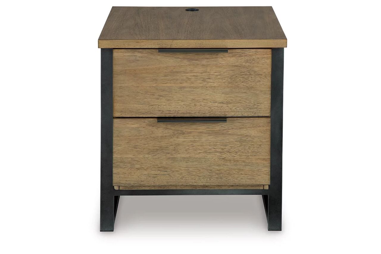 Montia End Table In Light Brown T6023