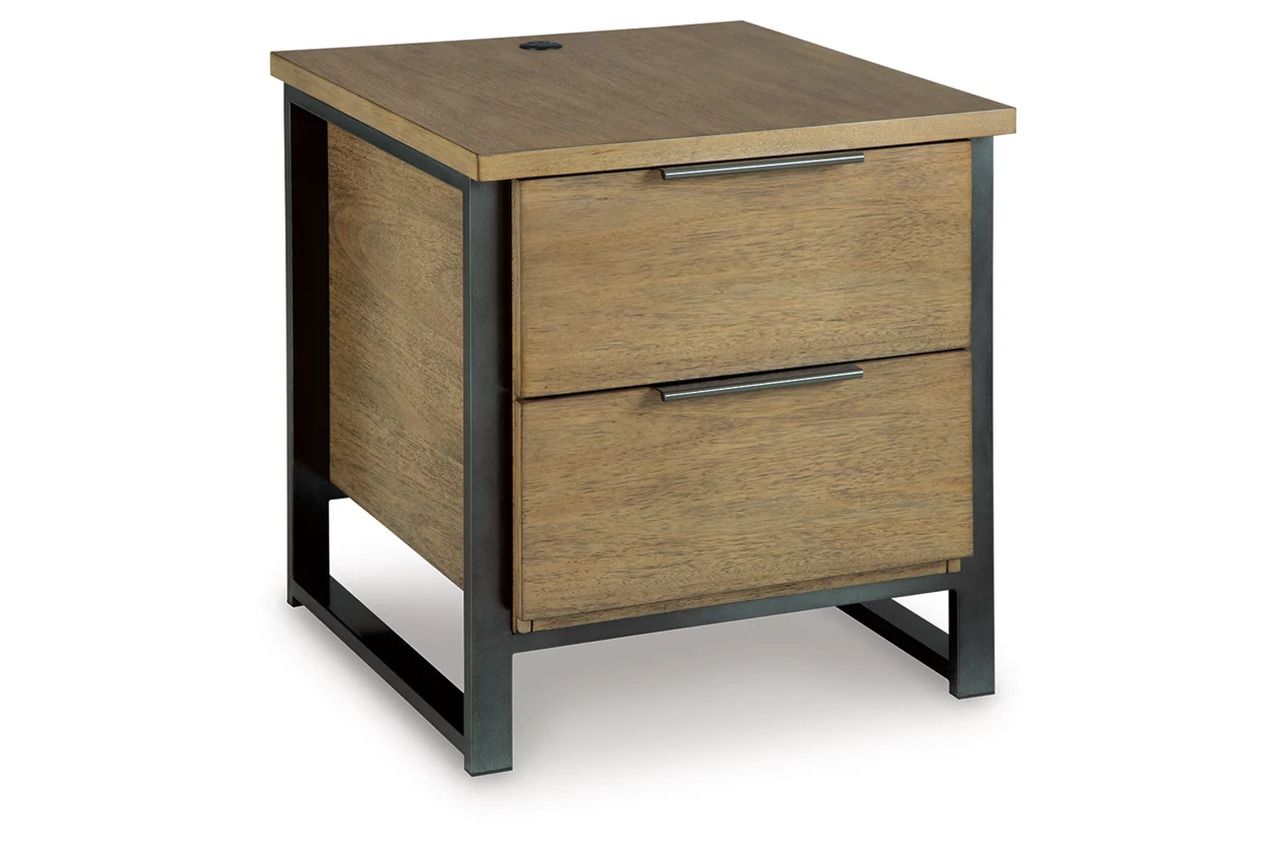 Montia End Table In Light Brown T6023
