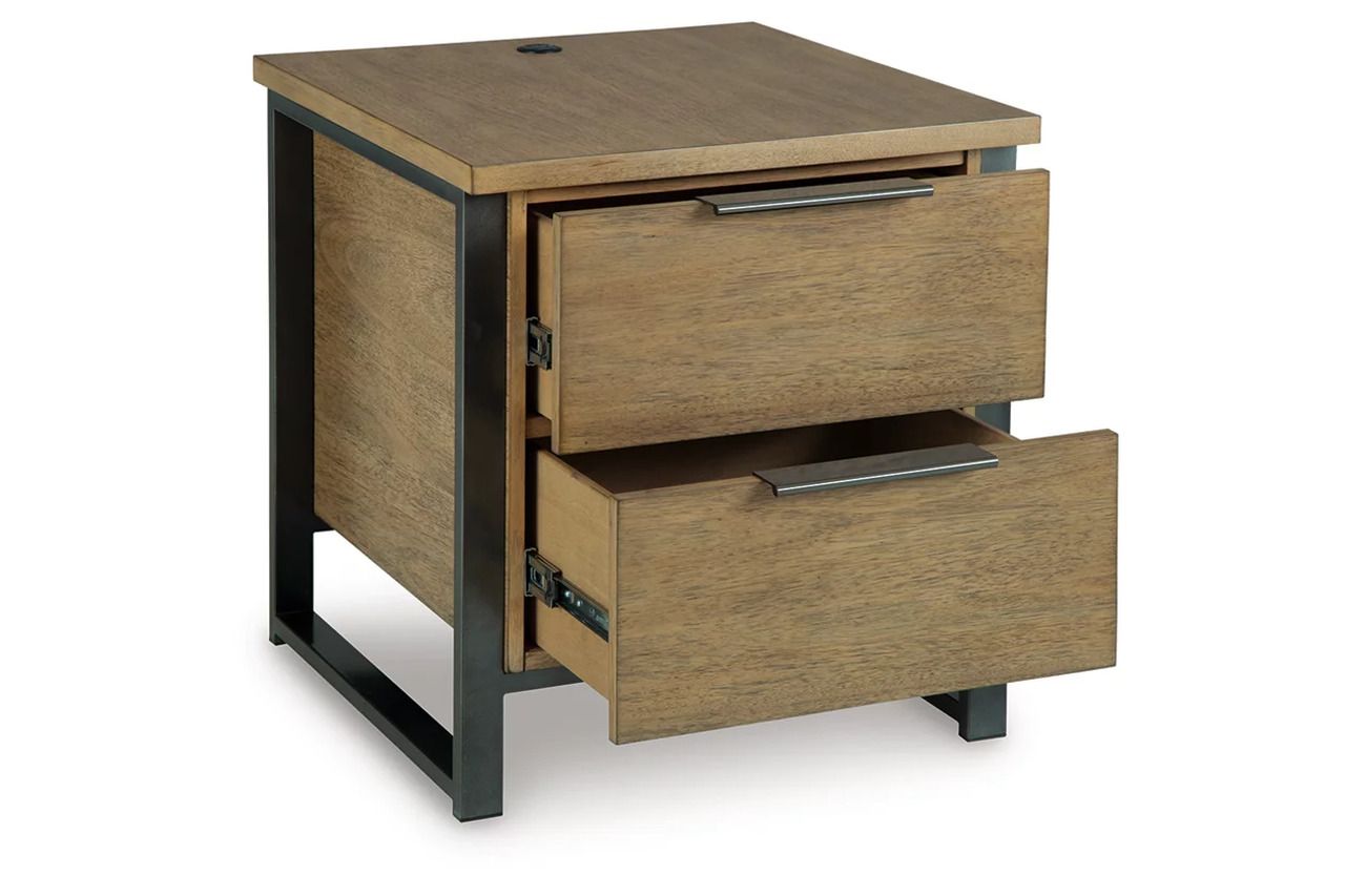 Montia End Table In Light Brown T6023