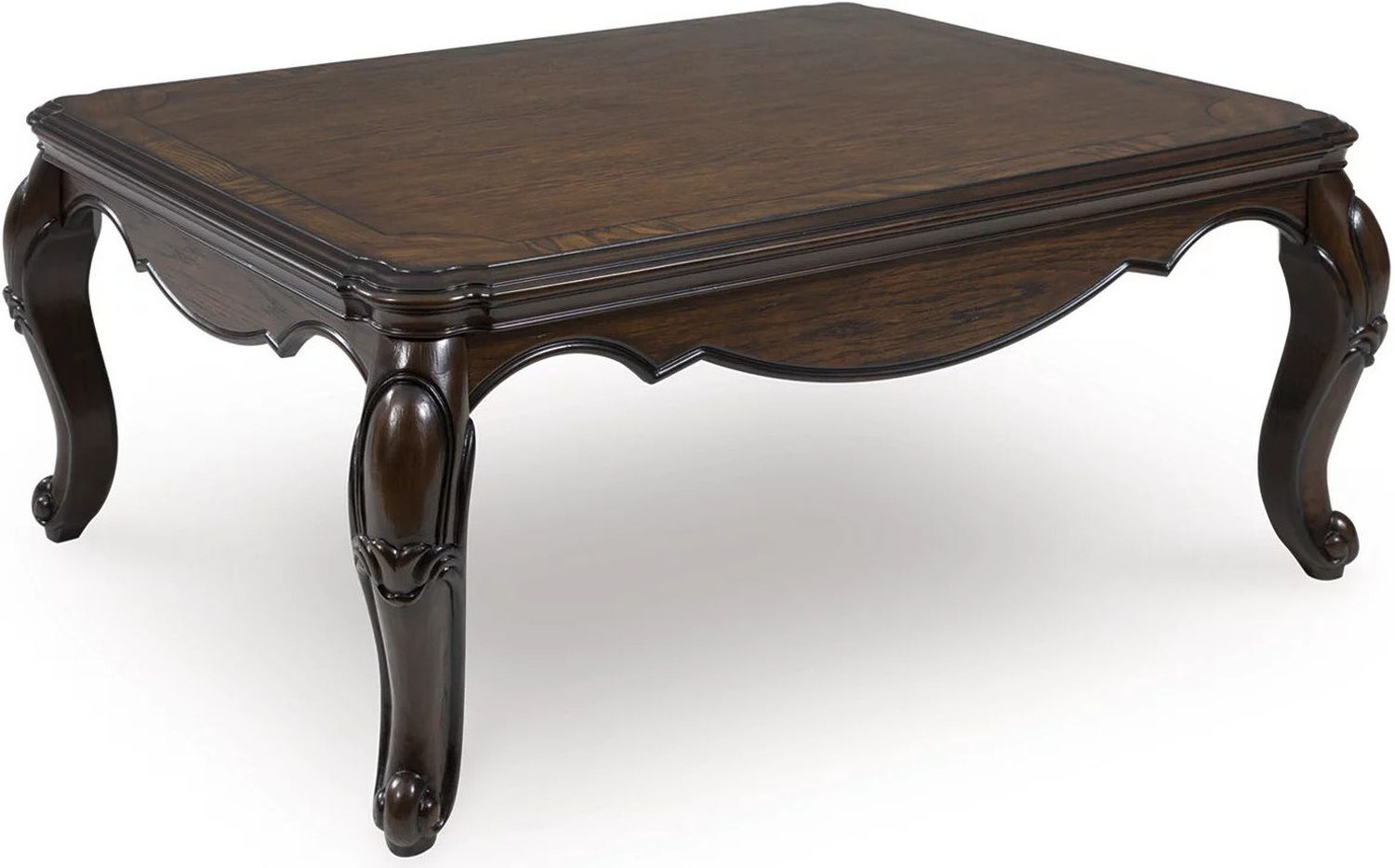 Maylee Coffee Table In Dark Brown T6171