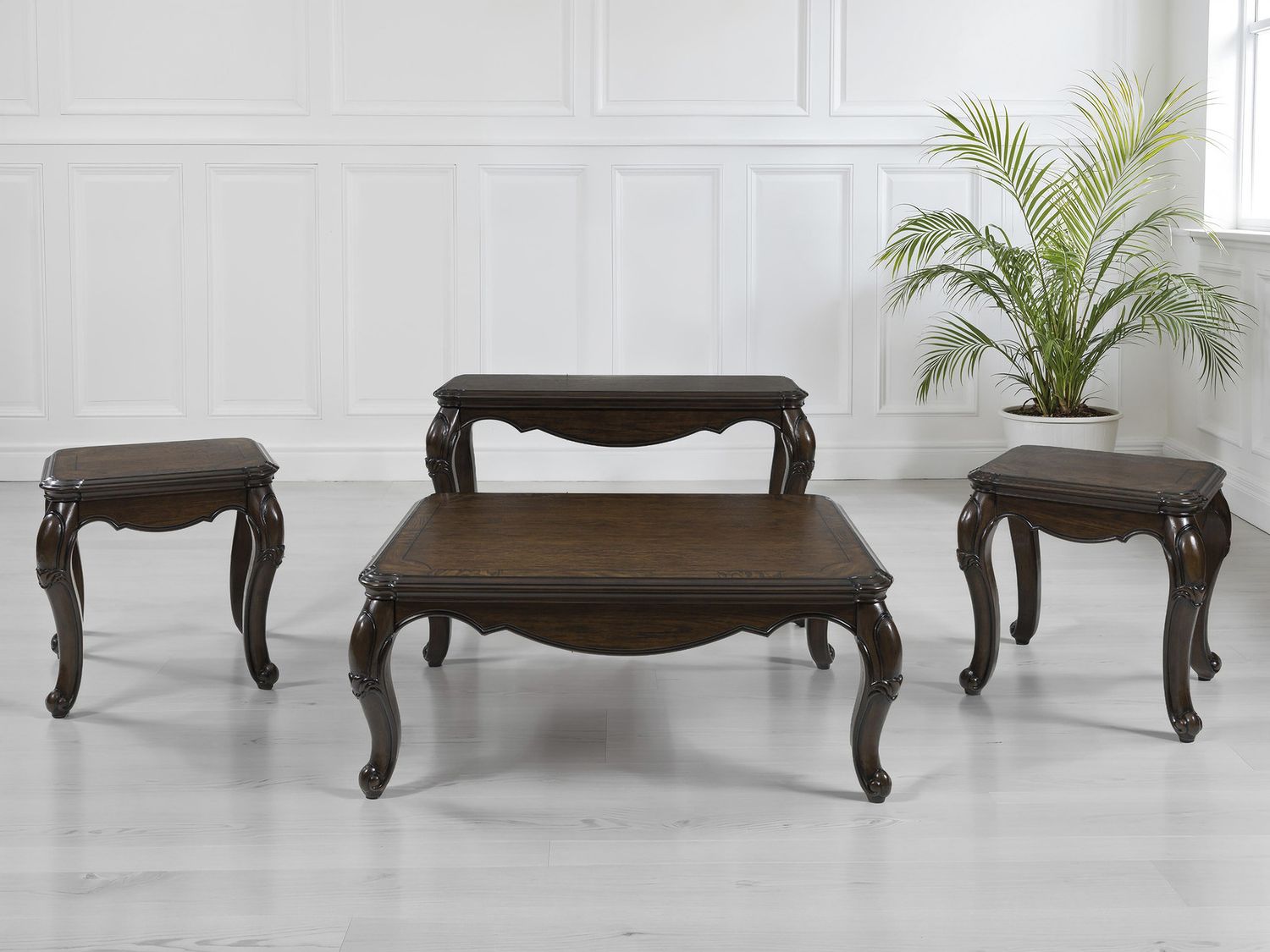 Maylee Coffee Table In Dark Brown T6171