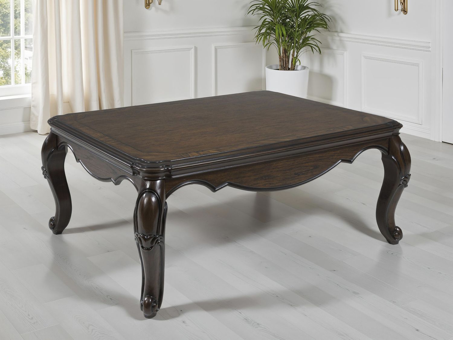 Maylee Coffee Table In Dark Brown T6171