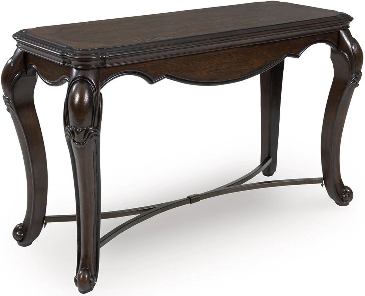 Maylee Sofa Table In Dark Brown T6174