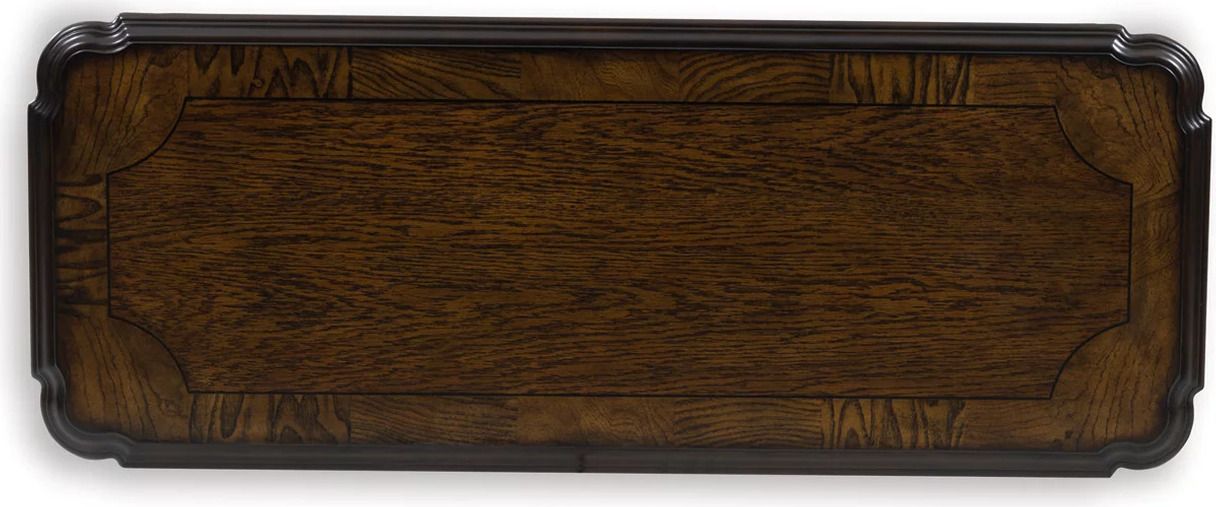 Maylee Sofa Table In Dark Brown T6174