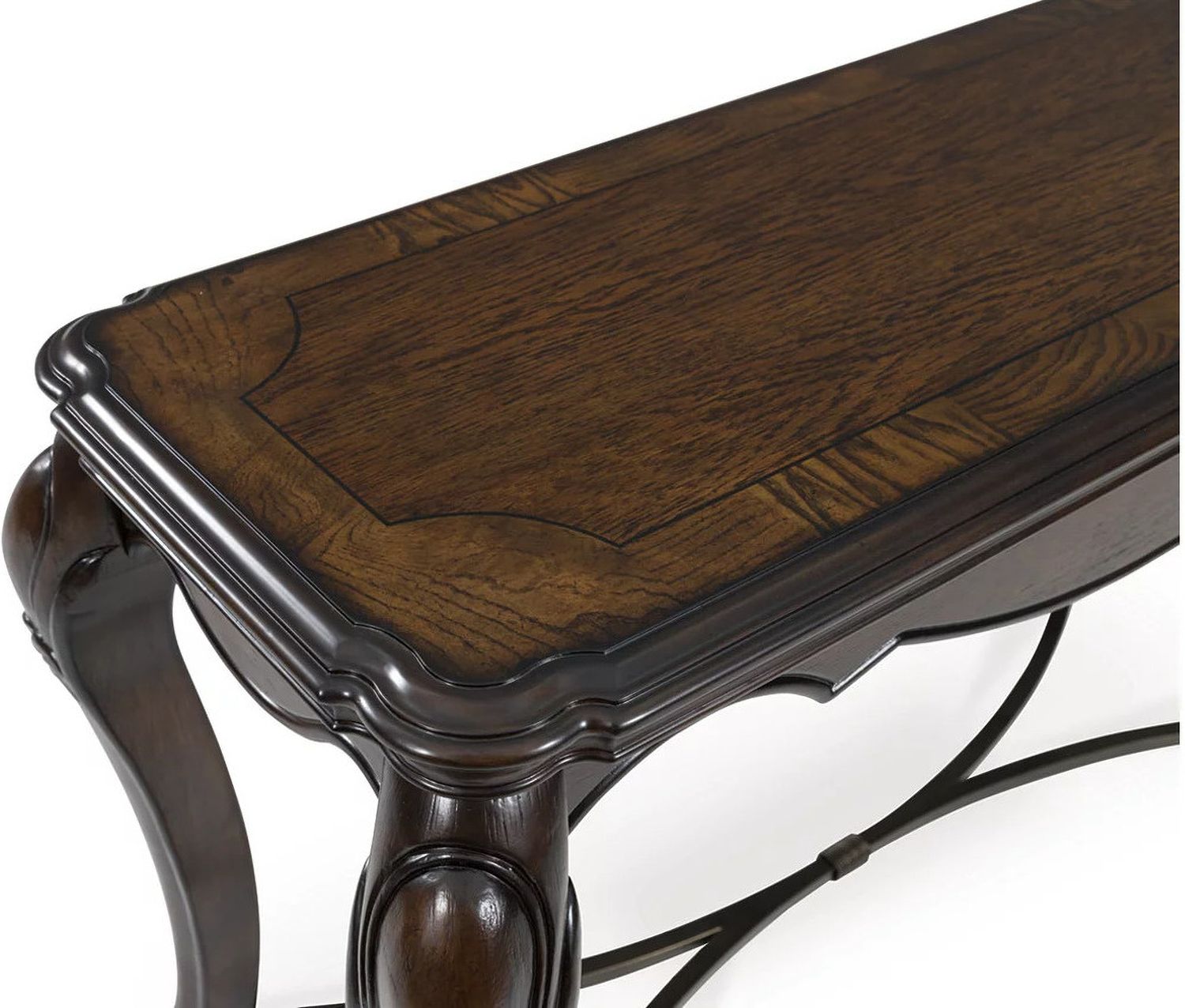 Maylee Sofa Table In Dark Brown T6174
