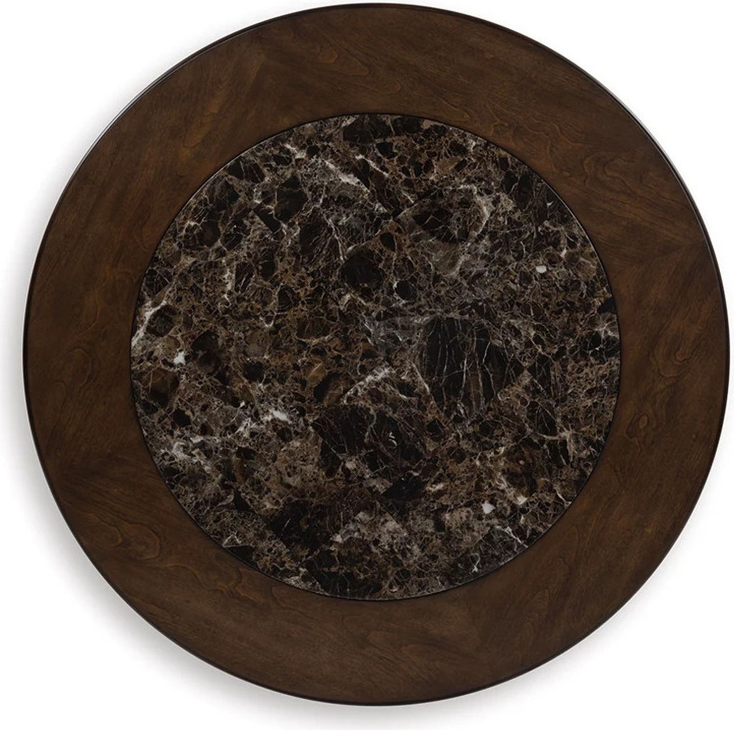 Frallyn Coffee Table In Dark Brown T6238