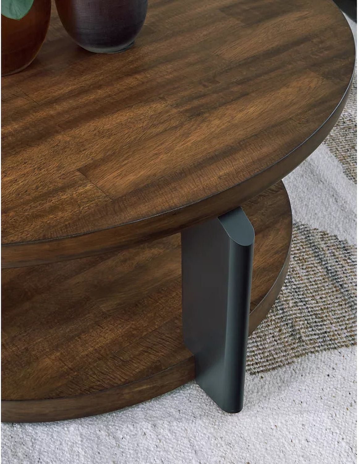 Kraeburn Coffee Table In Brown/Black T6248