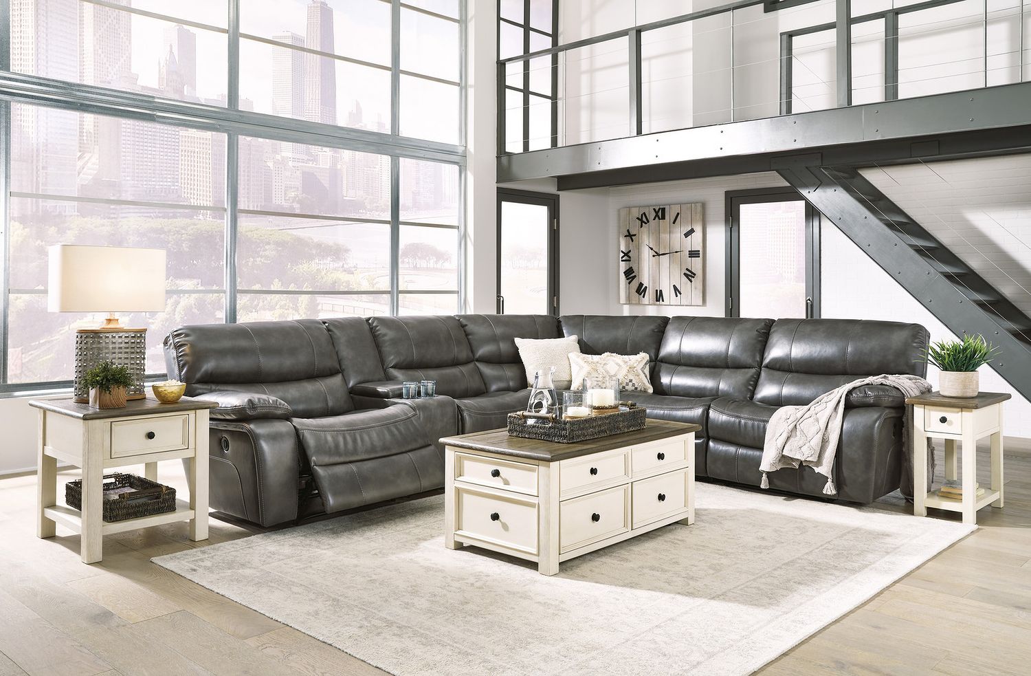 Bolanburg Weathered Gray Rectangular End Table T6373