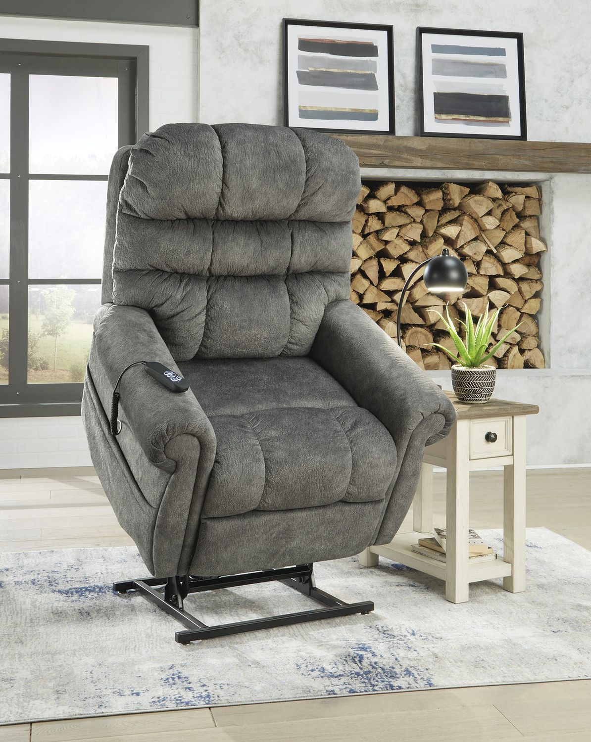 Bolanburg Weathered Gray Chair Side End Table T6377