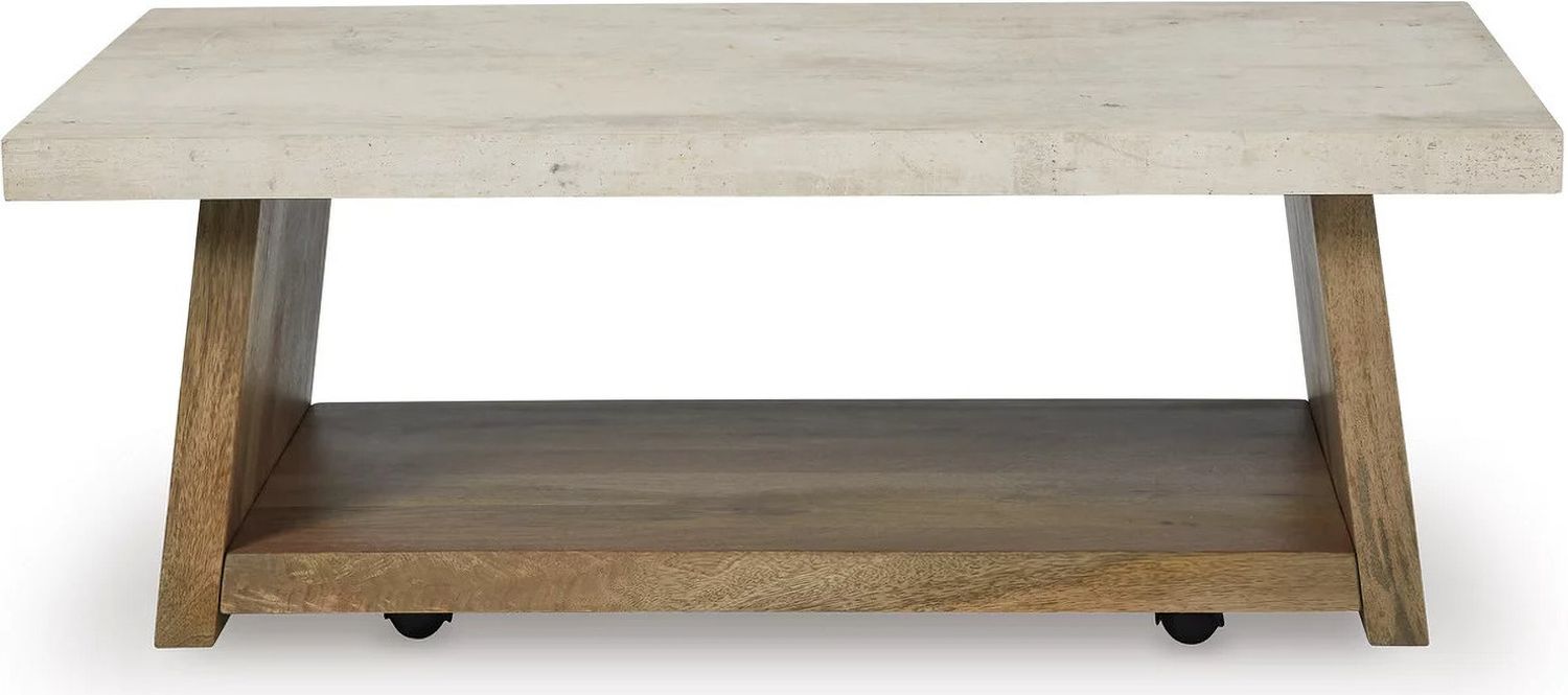 Brendalhouse Coffee Table In Light Brown T6421