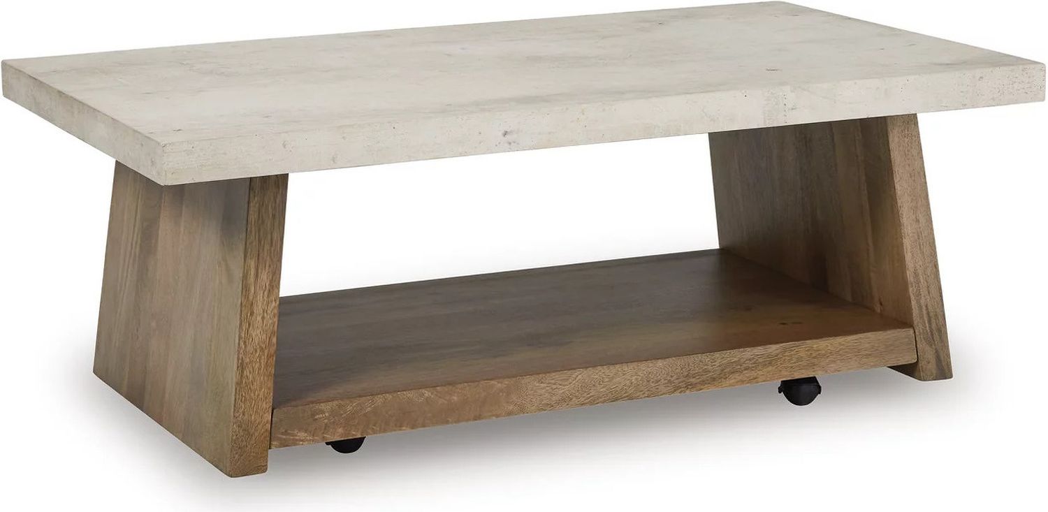 Brendalhouse Coffee Table In Light Brown T6421