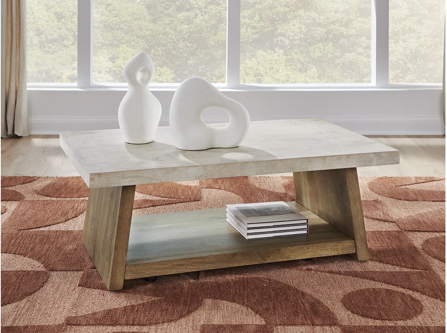 Brendalhouse Coffee Table In Light Brown T6421