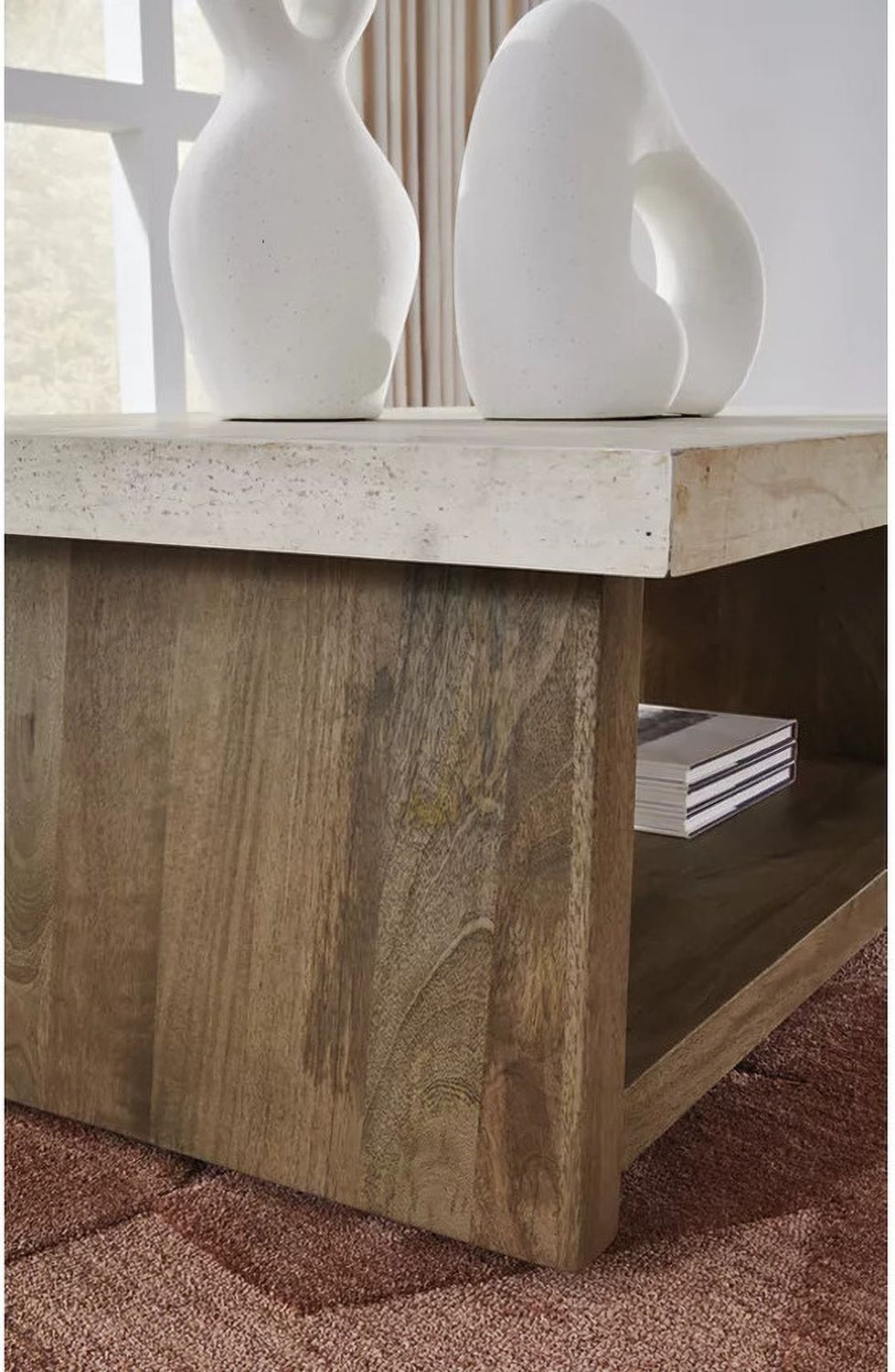 Brendalhouse Coffee Table In Light Brown T6421