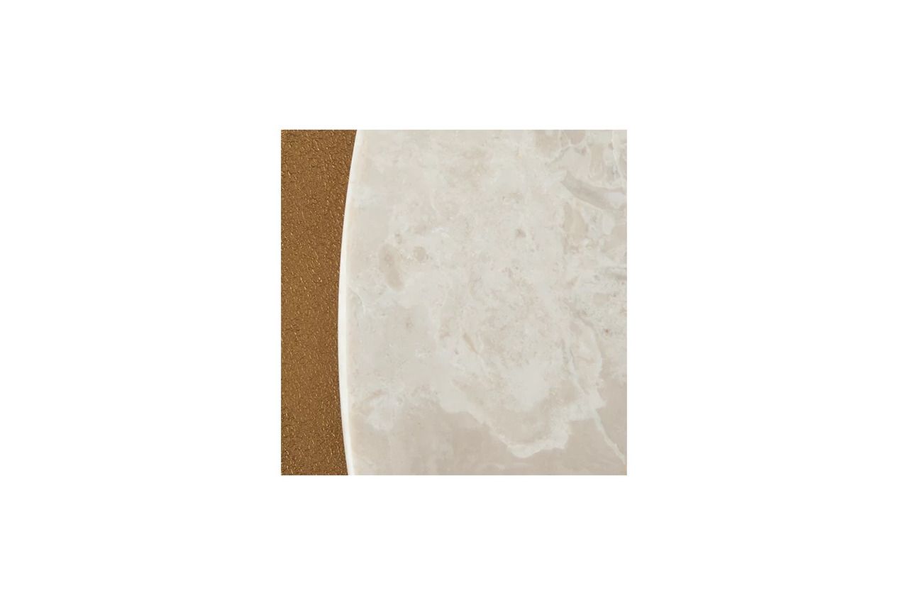 Alben End Table In Antique Gold T6436