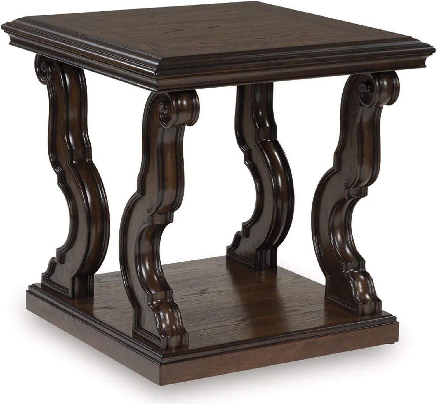Maylee End Table In Dark Brown T6472