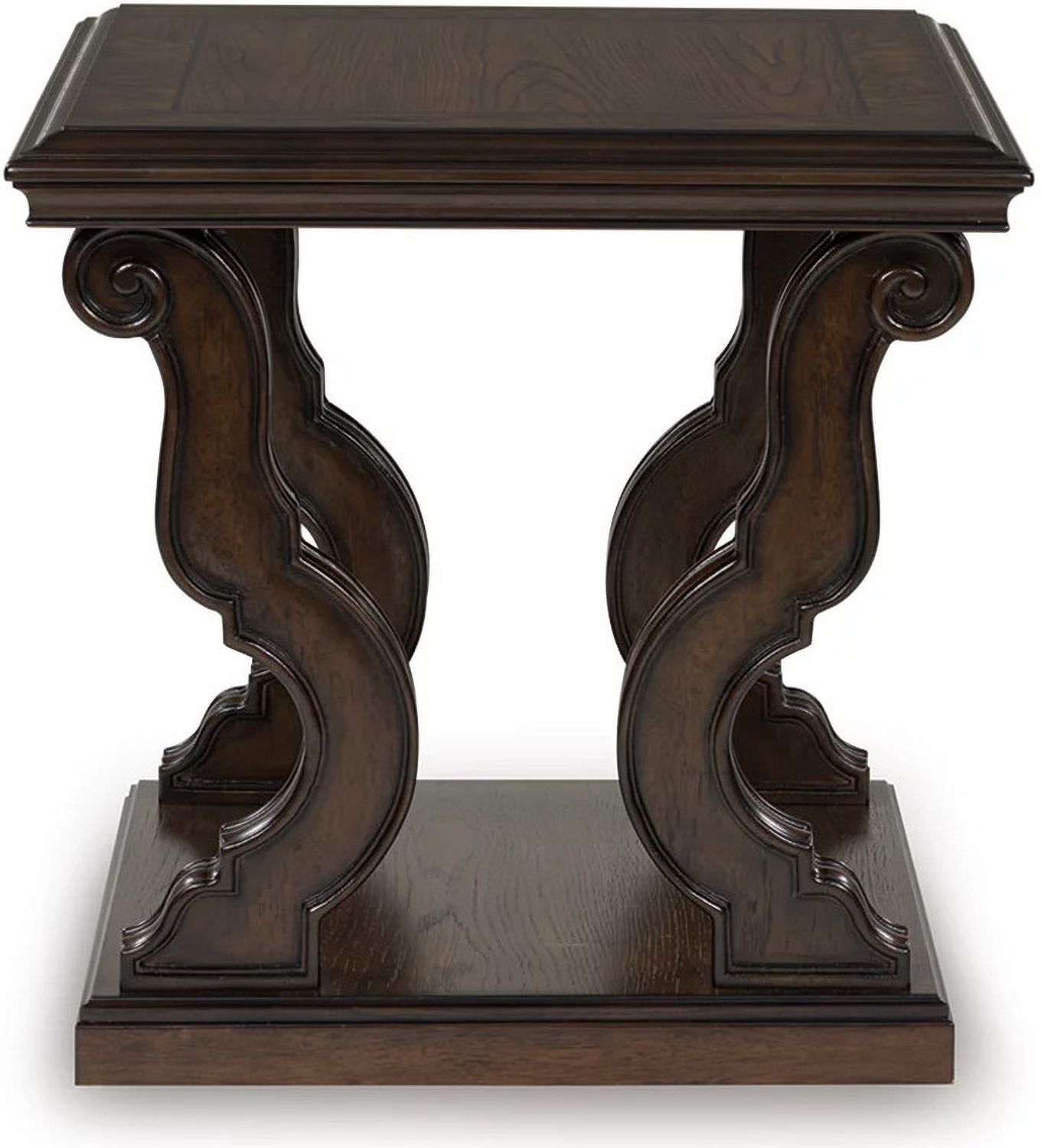 Maylee End Table In Dark Brown T6472