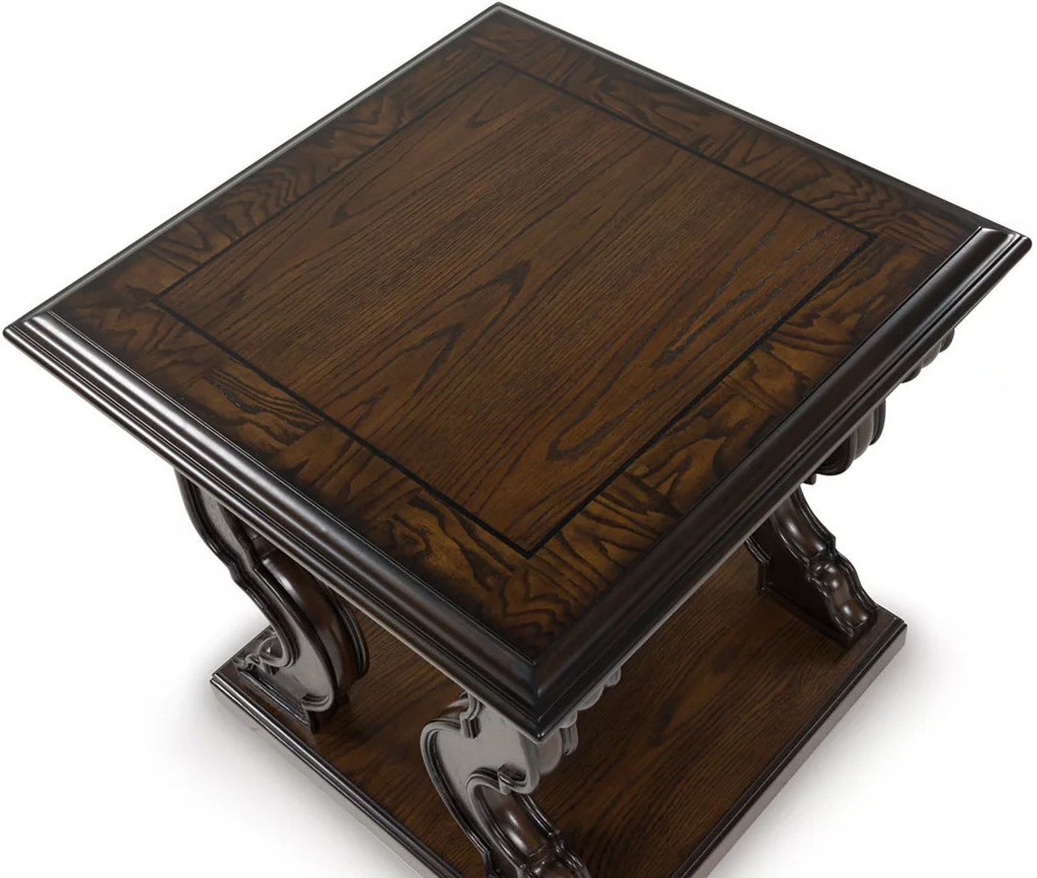 Maylee End Table In Dark Brown T6472