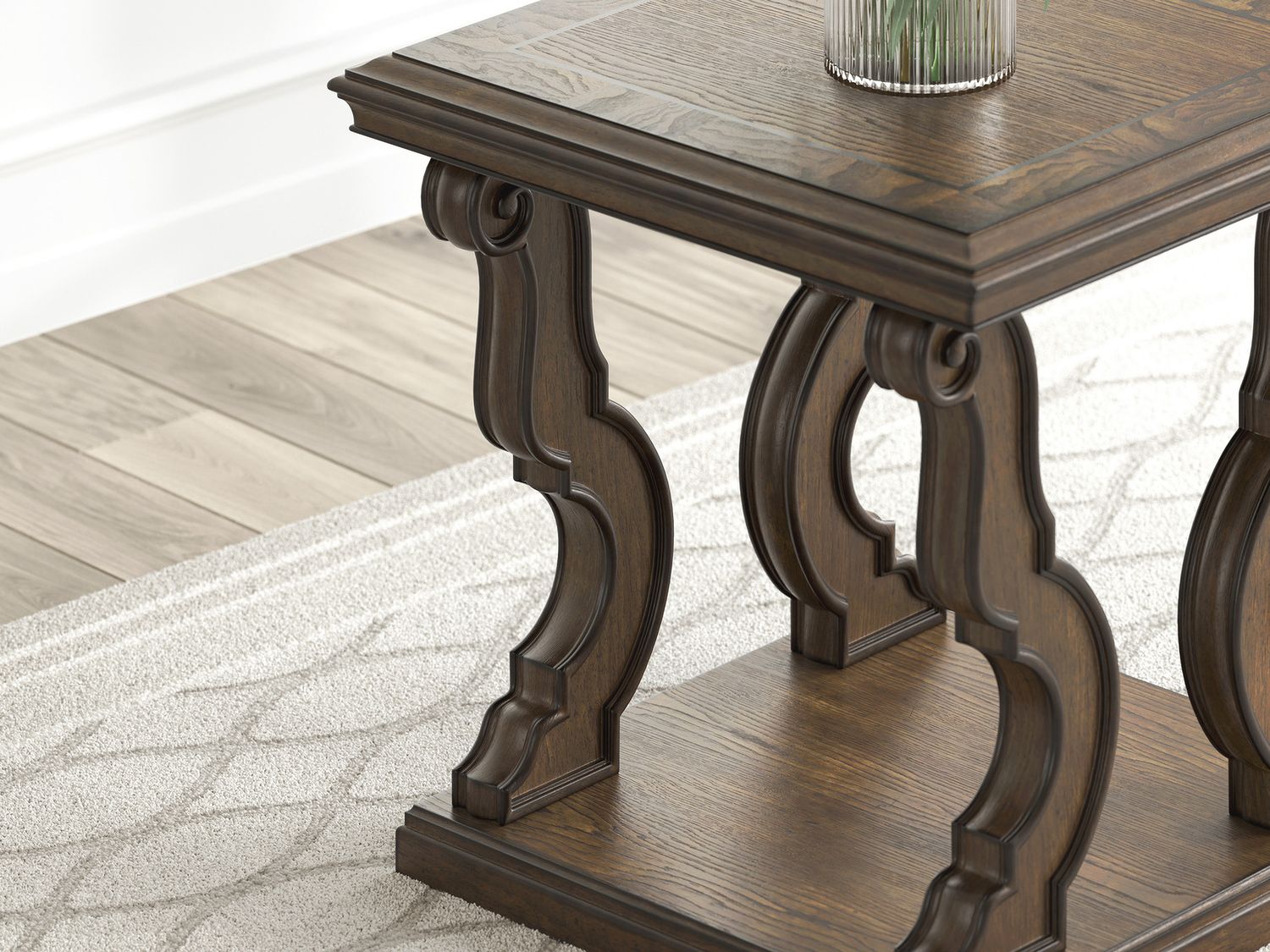 Maylee End Table In Dark Brown T6472