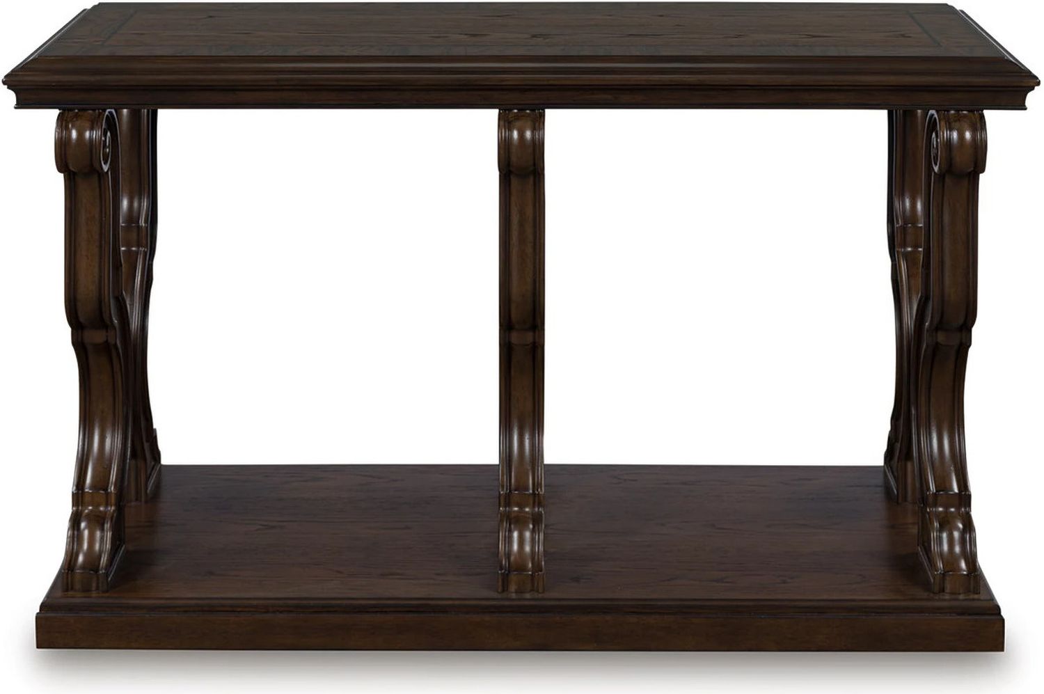 Maylee Sofa Table In Dark Brown T6474
