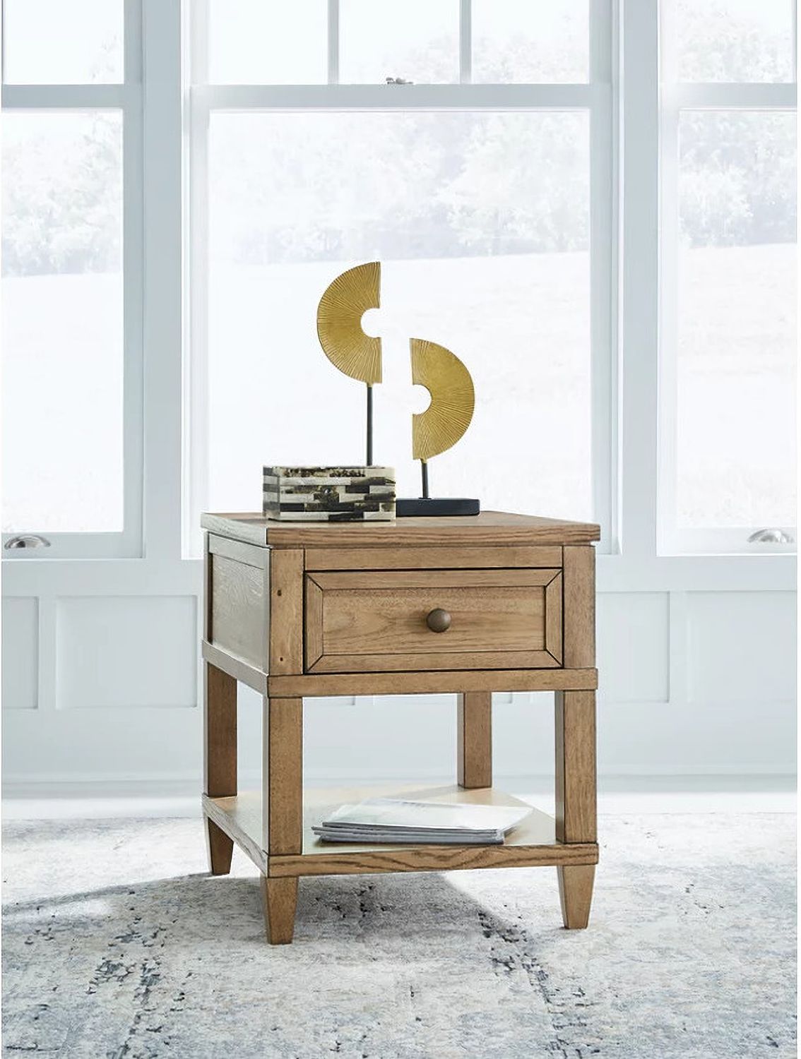 Sharlance End Table In Light Brown T6553