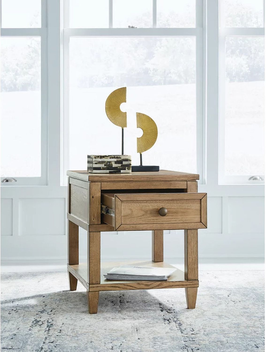 Sharlance End Table In Light Brown T6553
