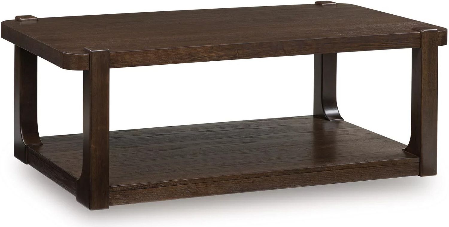 Breckington Coffee Table In Dark Brown T6561