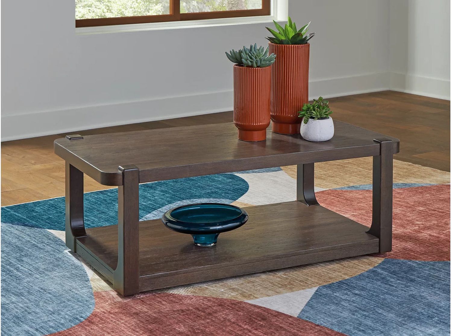 Breckington Coffee Table In Dark Brown T6561