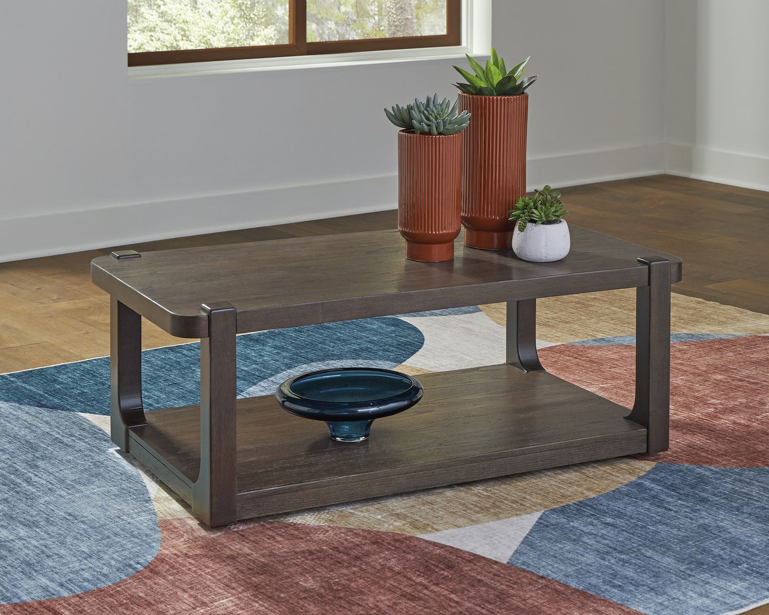 Breckington Coffee Table In Dark Brown T6561