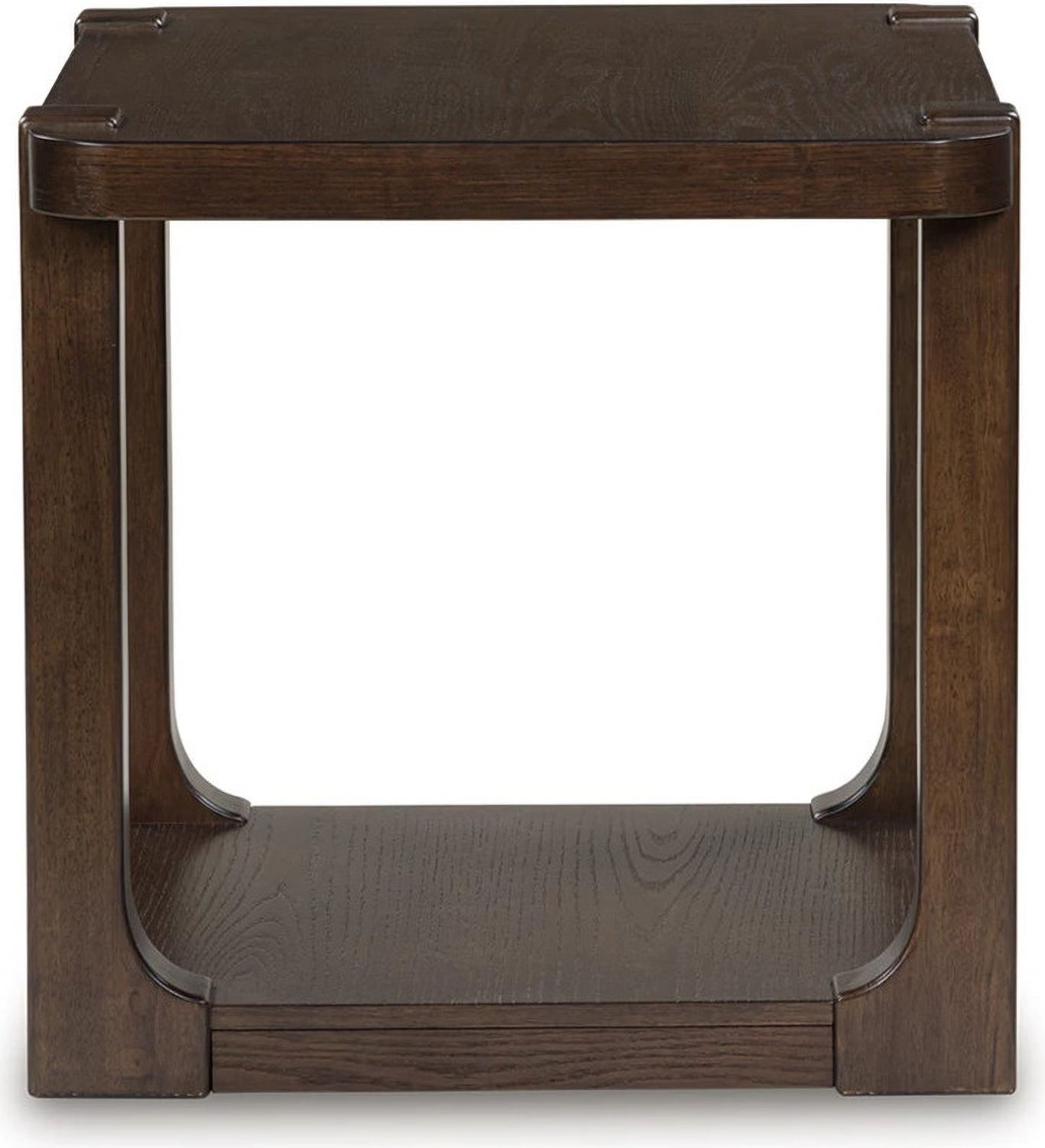 Breckington End Table In Dark Brown T6563