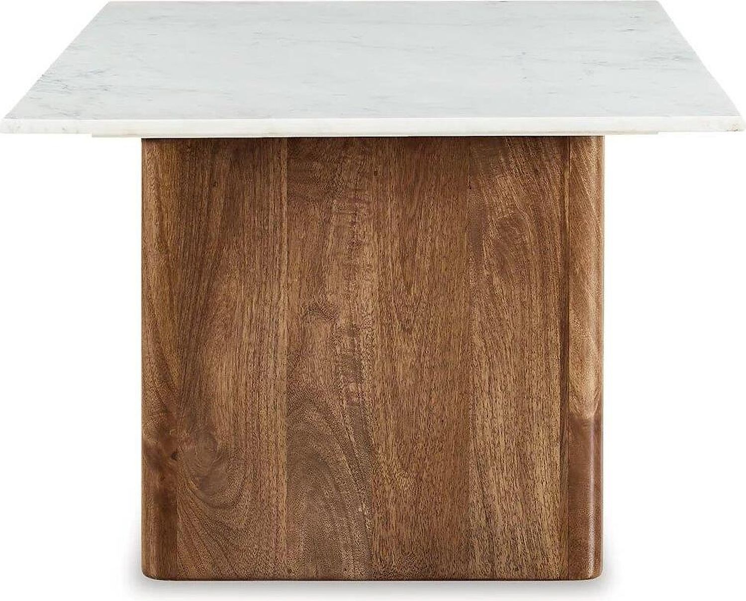 Isanti Coffee Table In Light Brown and White T6621