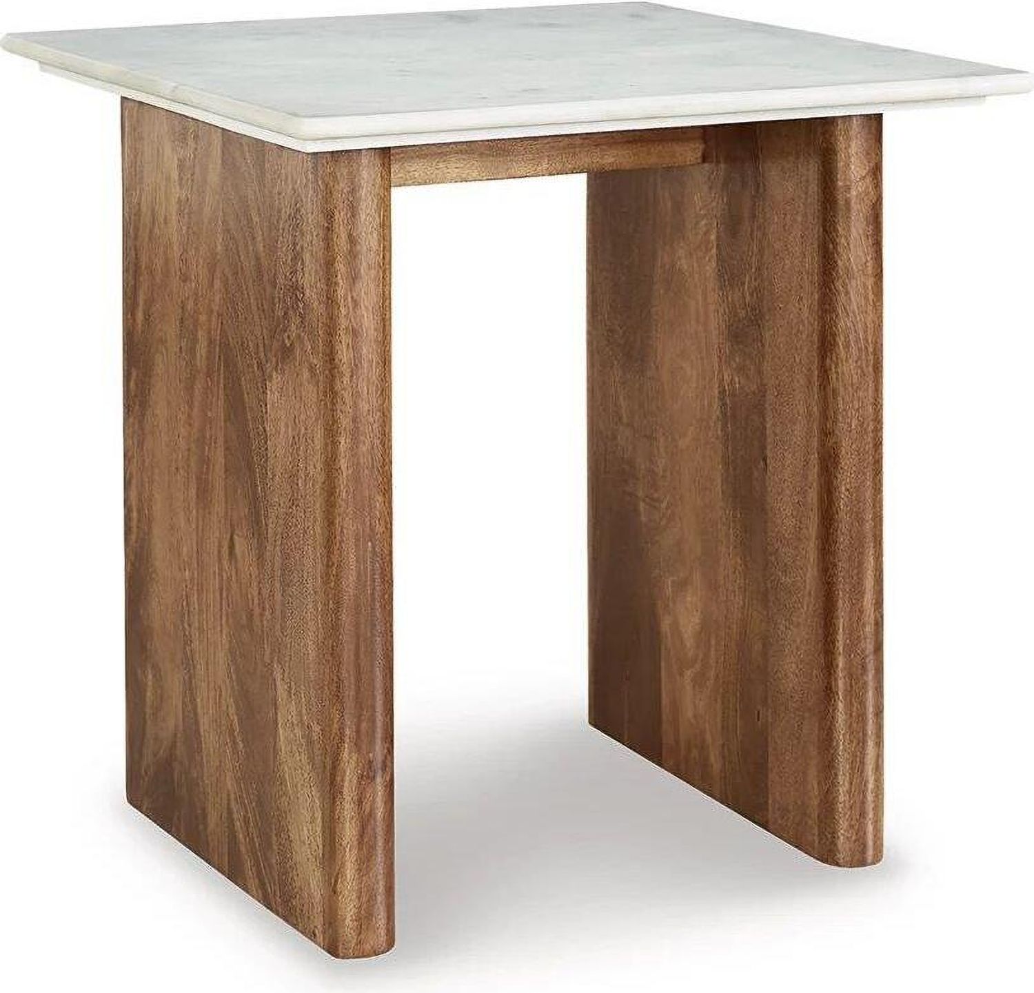 Isanti End Table In Light Brown and White T6623