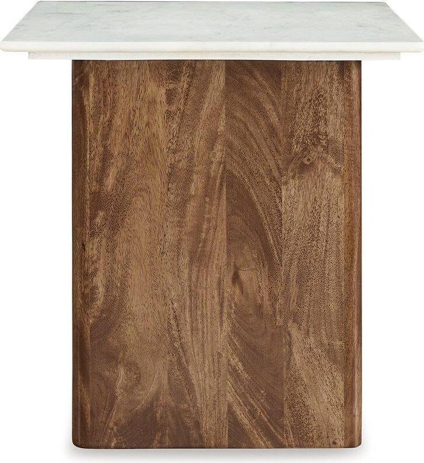 Isanti End Table In Light Brown and White T6623