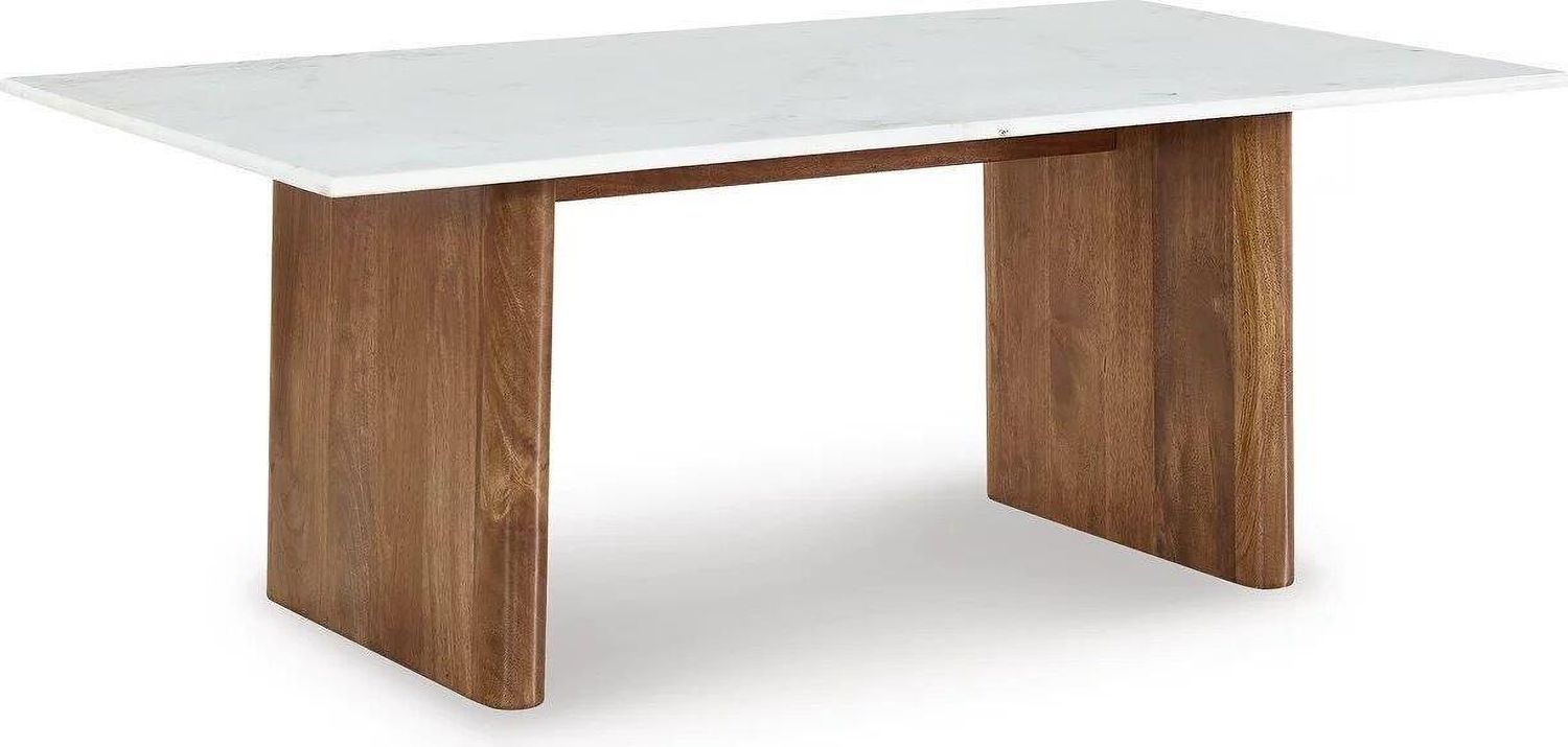 Isanti Occasional Table Set In Light Brown and White T662T1