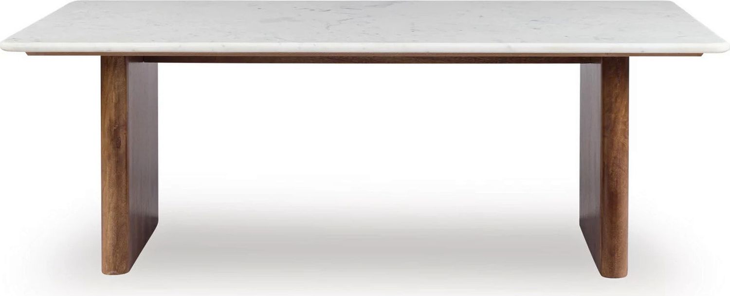 Isanti Occasional Table Set In Light Brown and White T662T1