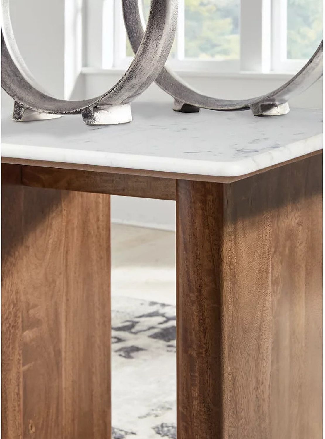 Isanti Occasional Table Set In Light Brown and White T662T1