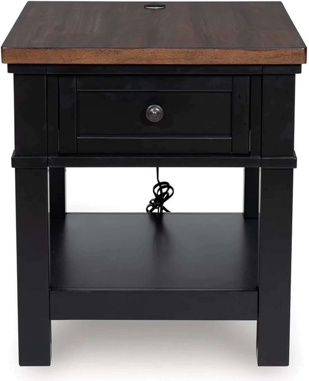 Wildenauer End Table In Brown and Black T6643