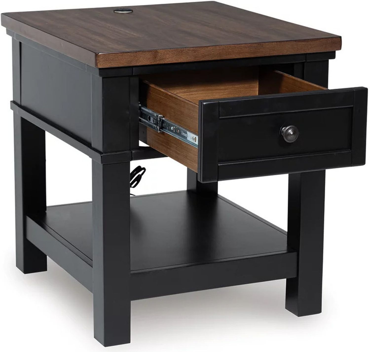 Wildenauer End Table In Brown and Black T6643