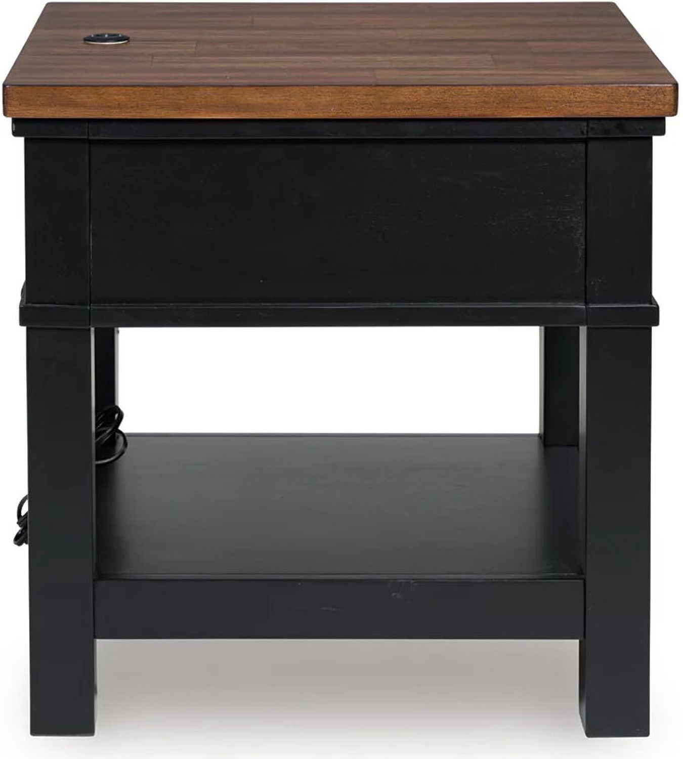 Wildenauer End Table In Brown and Black T6643