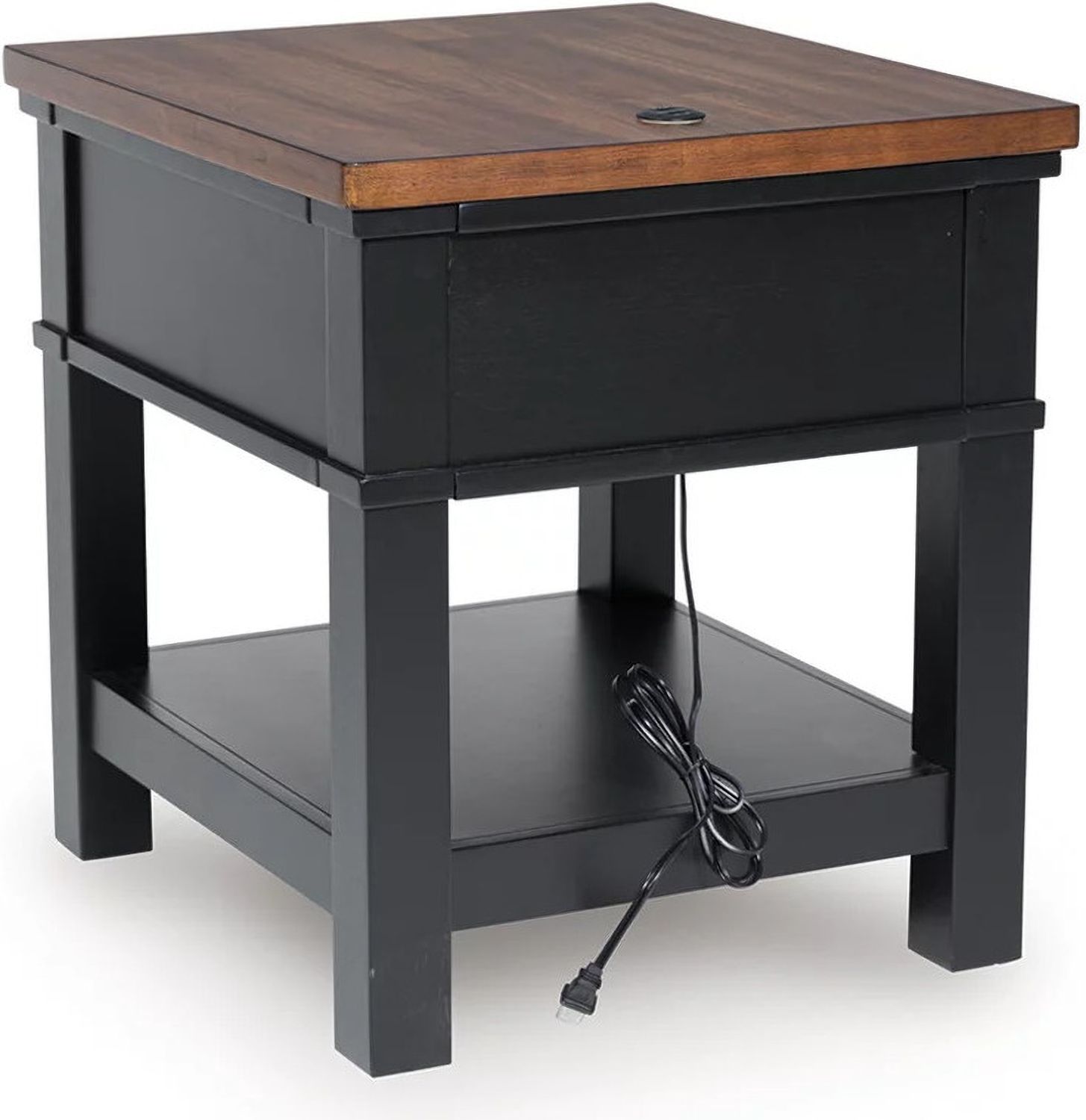 Wildenauer End Table In Brown and Black T6643